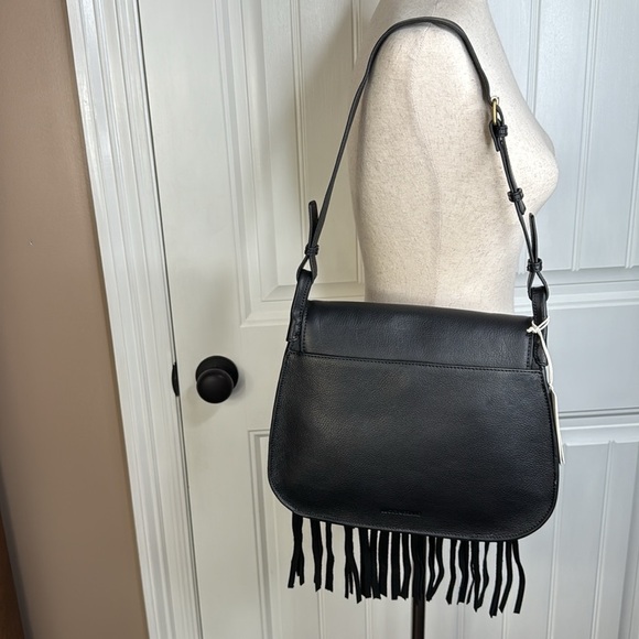 Lucky Brand Women's Kate Leather Shoulder bag Black - Picture 6 of 12